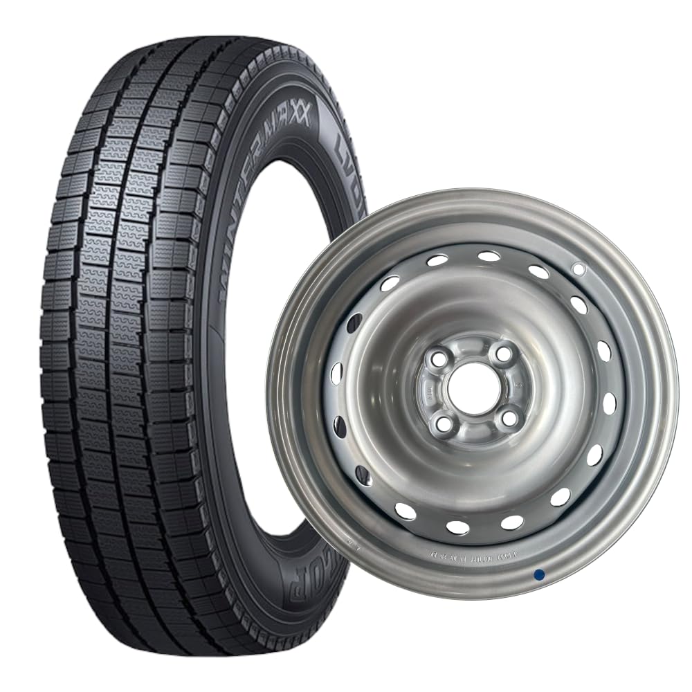 Amazon | 12インチ 4本セット スタッドレスタイヤ＆スズキ純正スチール