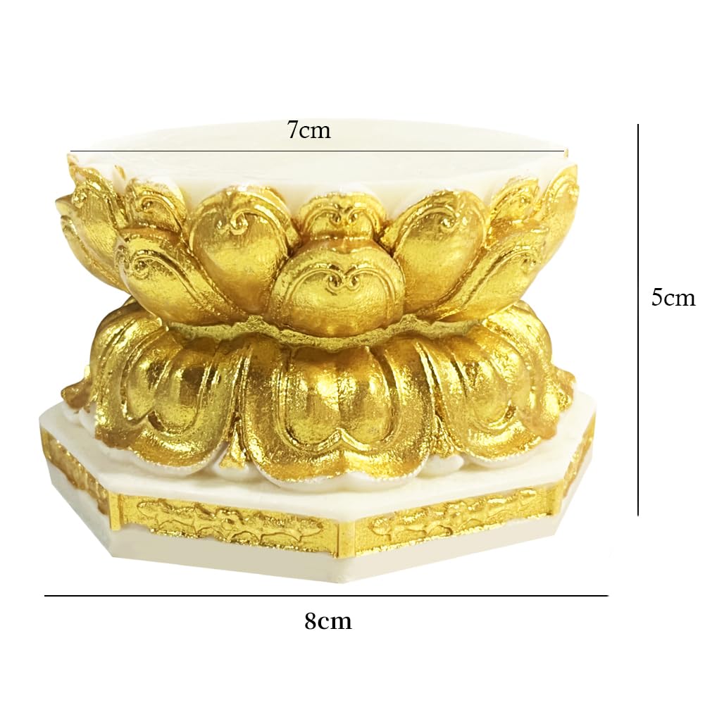 Amazon｜YUYAKESHI 仏像用 丸型 蓮華型 ココヤシの果実 台 供物 台座