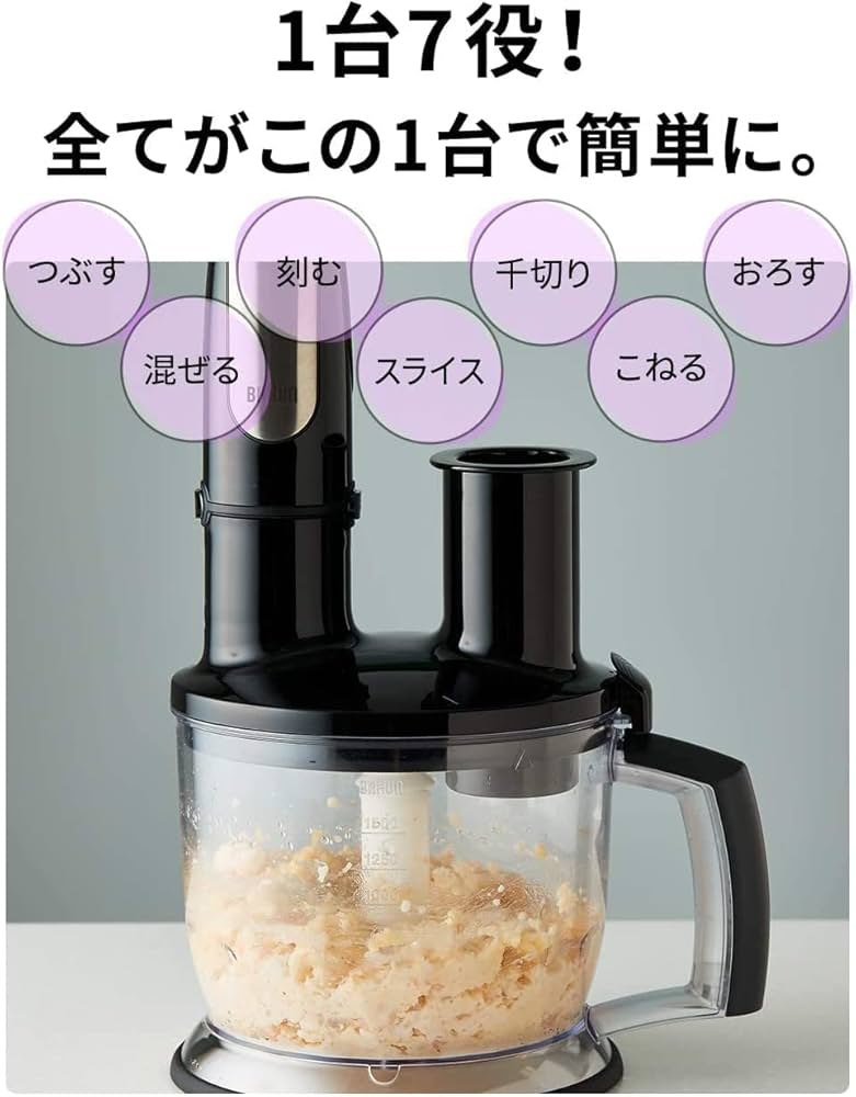 Amazon.co.jp: Braun Hand Blender MultiQuick 7 MQ7080XG Easy
