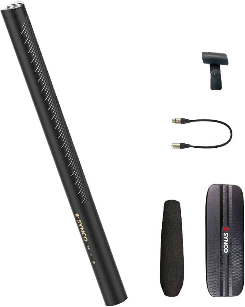 Amazon | ショットガンマイク, SYNCO MIC-D2 超指向性マイク 黄銅製