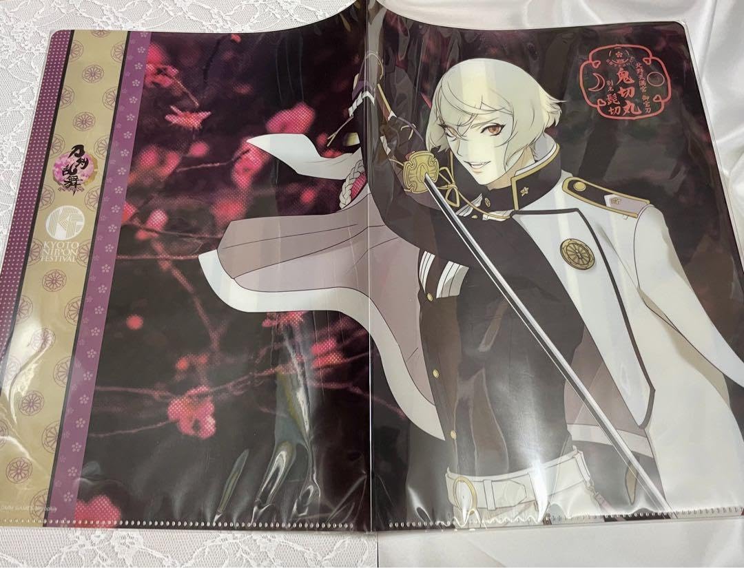 刀剣乱舞 京都 北野天満宮 コラボクリアファイル アクリルスタンド 髭