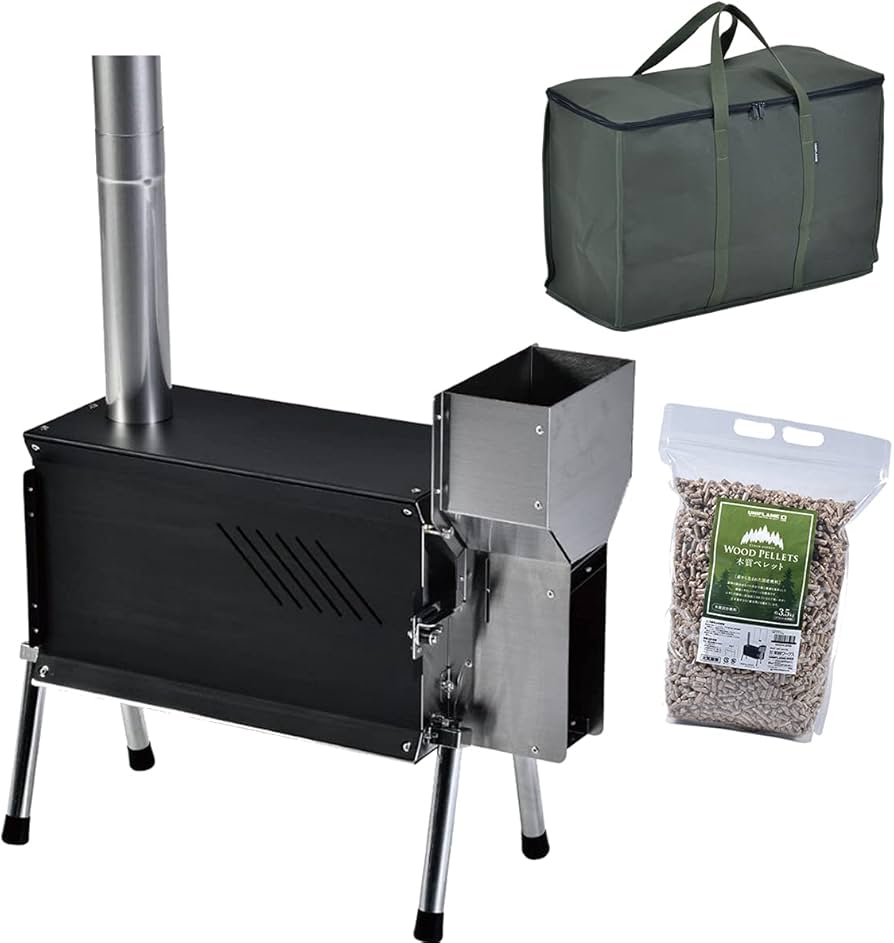 Amazon | UNIFLAME ユニフレーム UF ペレット ストーブ ＆ UF ギア