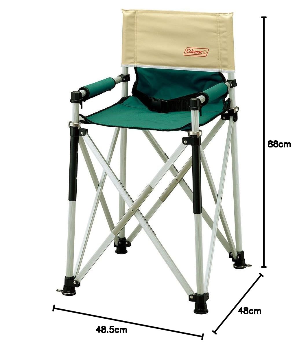 Amazon.co.jp: コールマン キッズスリムキャプテンチェア(グリーン