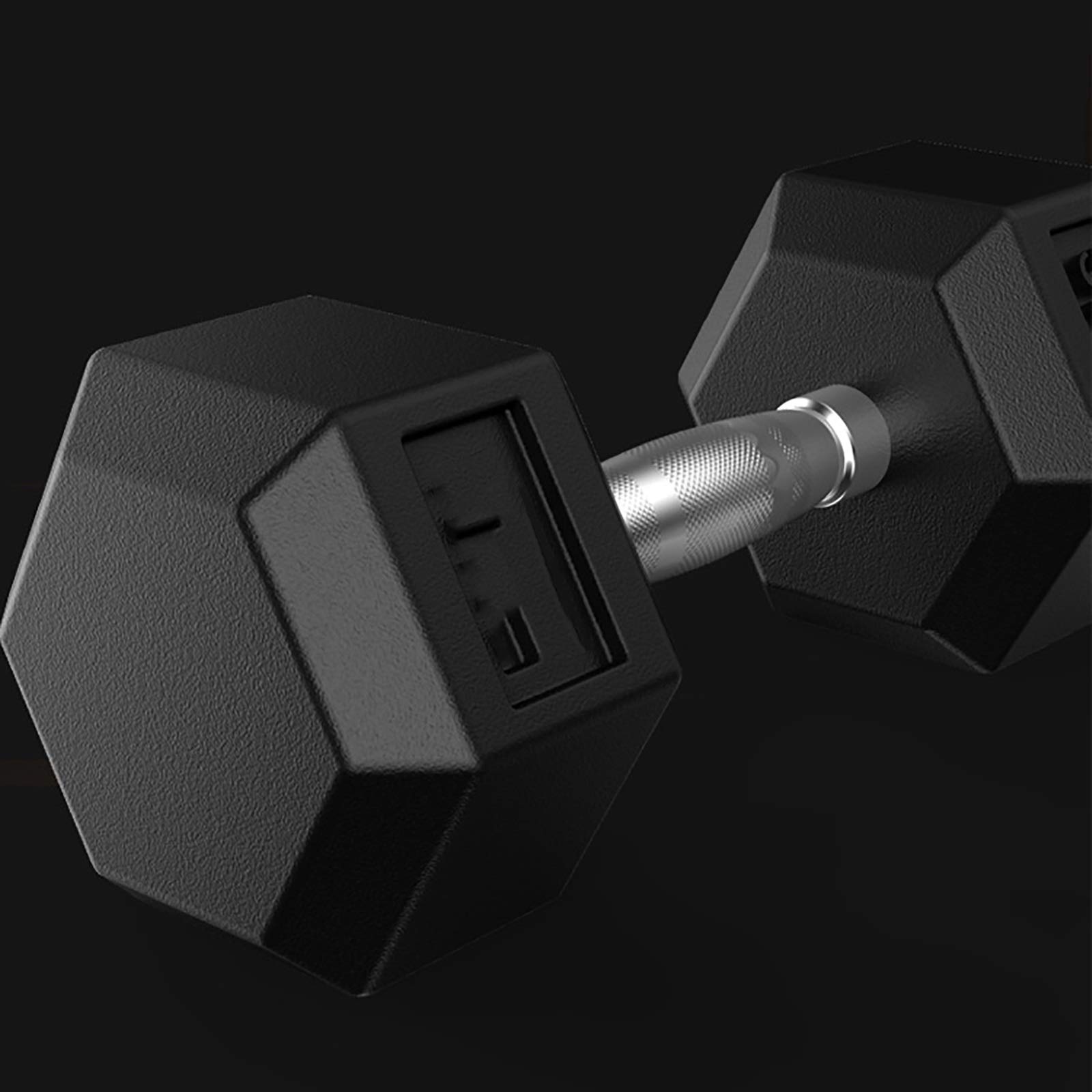 Amazon | 耐久性のあるダンベル 30LB / 40LBゴムコーティングダンベル