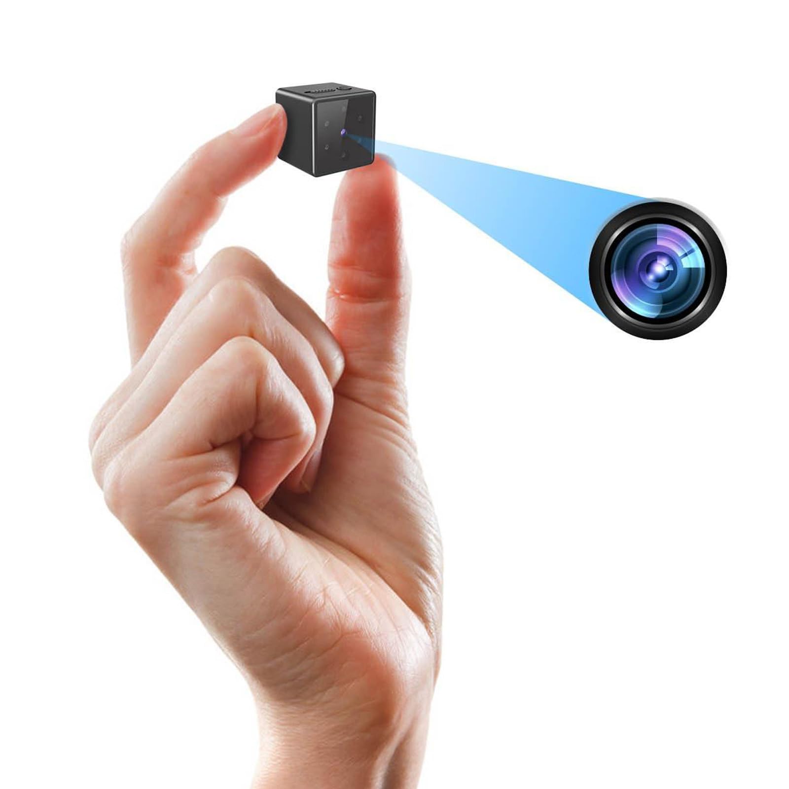 Amazon.co.jp: 超小型カメラ 隠しカメラ ワンボタン録画と音声録音機能