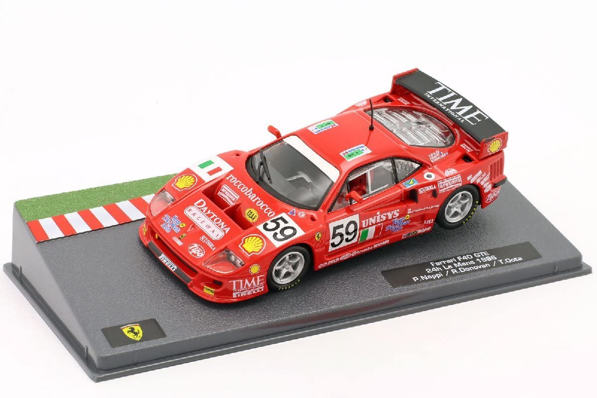 Amazon | 1/43 Ferrariコレクションばらし Ferrari F40 GTE #59 24h