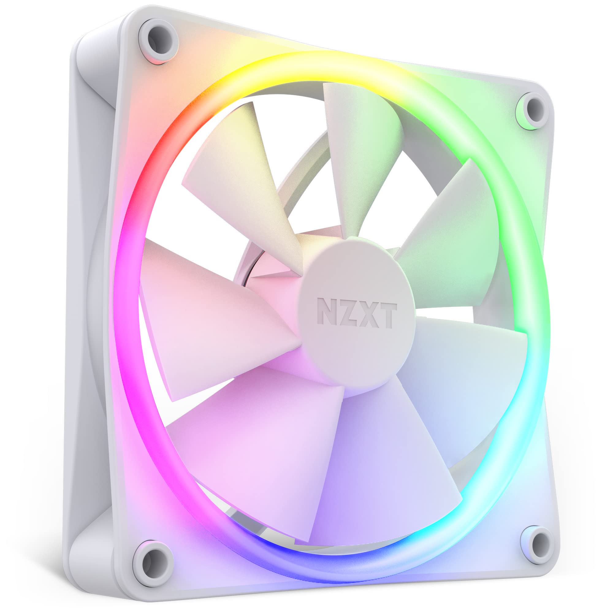 Amazon | NZXT F120RGB 120mm RGB対応ホワイト PCケースファン RF