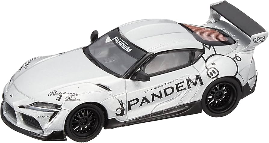 Amazon | MINI GT 1/64 Pandem Toyota GR スープラ V1.0 シルバー 右