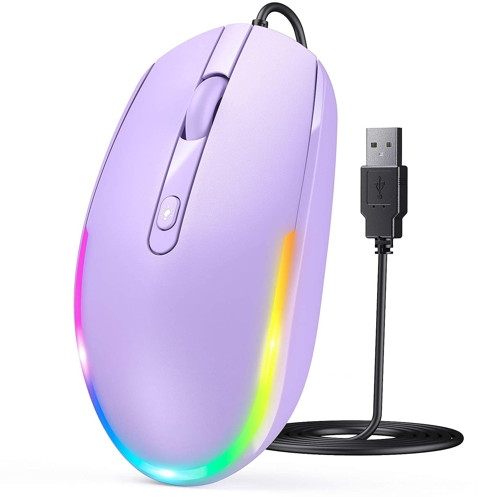 Amazon.com: seenda Wired Mouse - USB Computer Mice Wired with RGB
