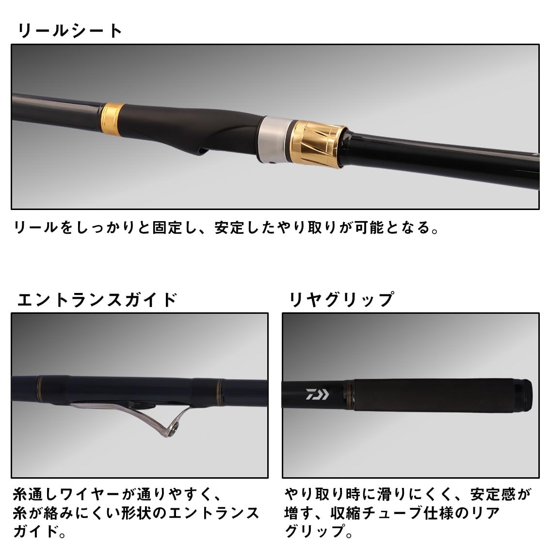 Amazon | ダイワ(DAIWA) インターライン磯竿 マークドライ 1.25-53・J