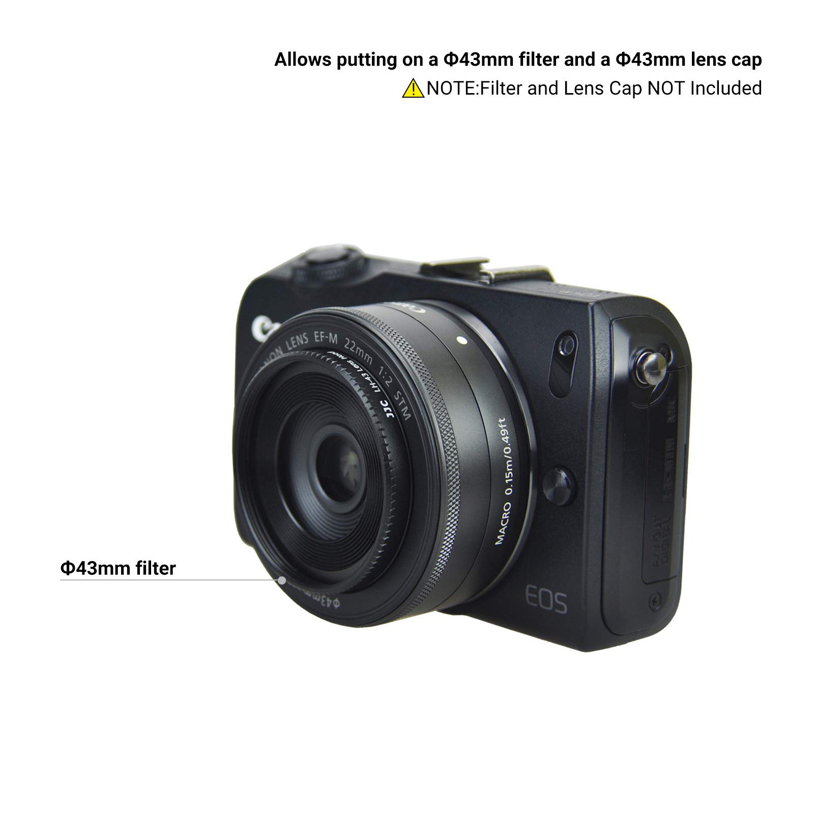 Amazon | JJC メタル レンズフード ねじ込む式 キヤノンEW-43 互換