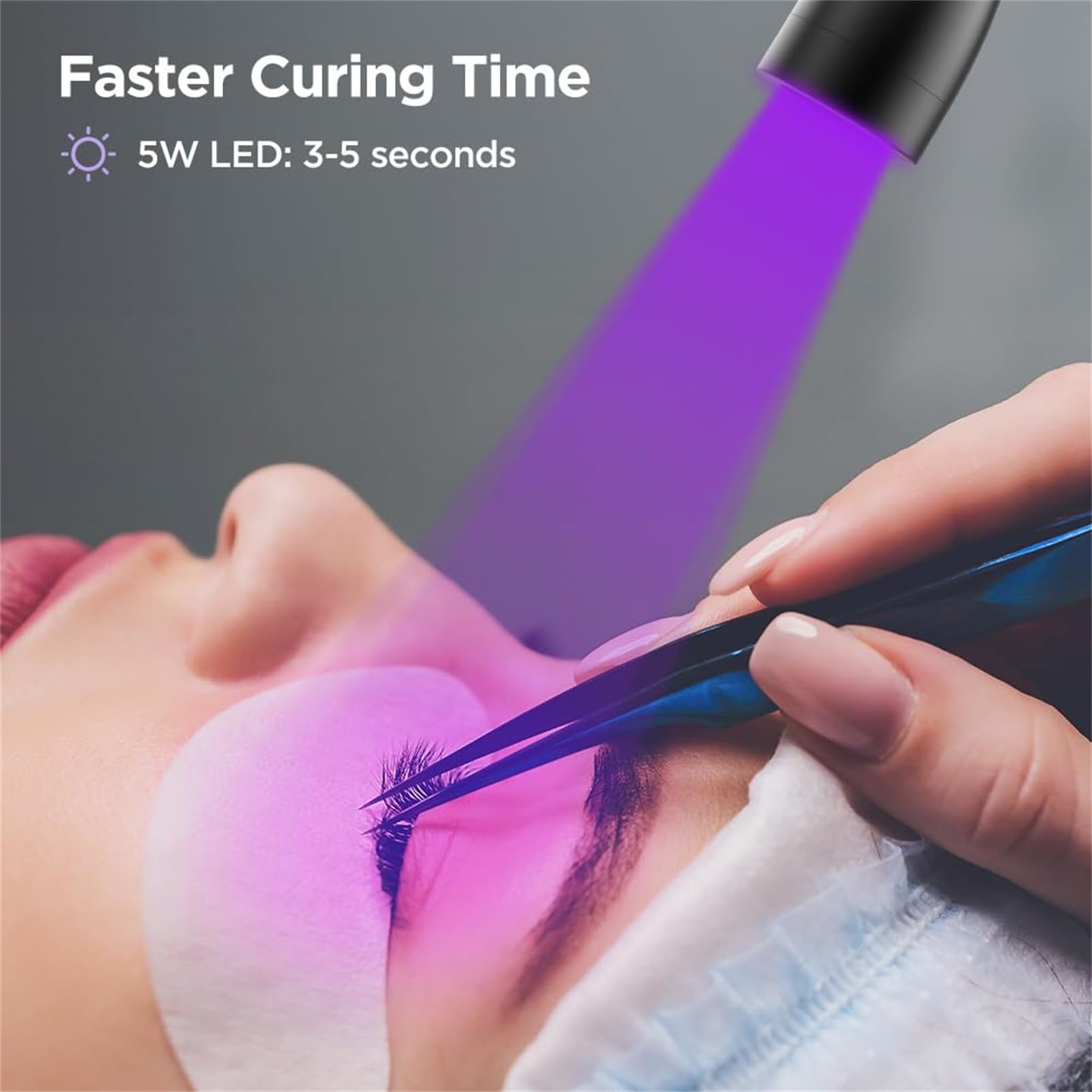 Amazon | LEDライト マツエク専用 フットスイッチ付き アレルギー軽減