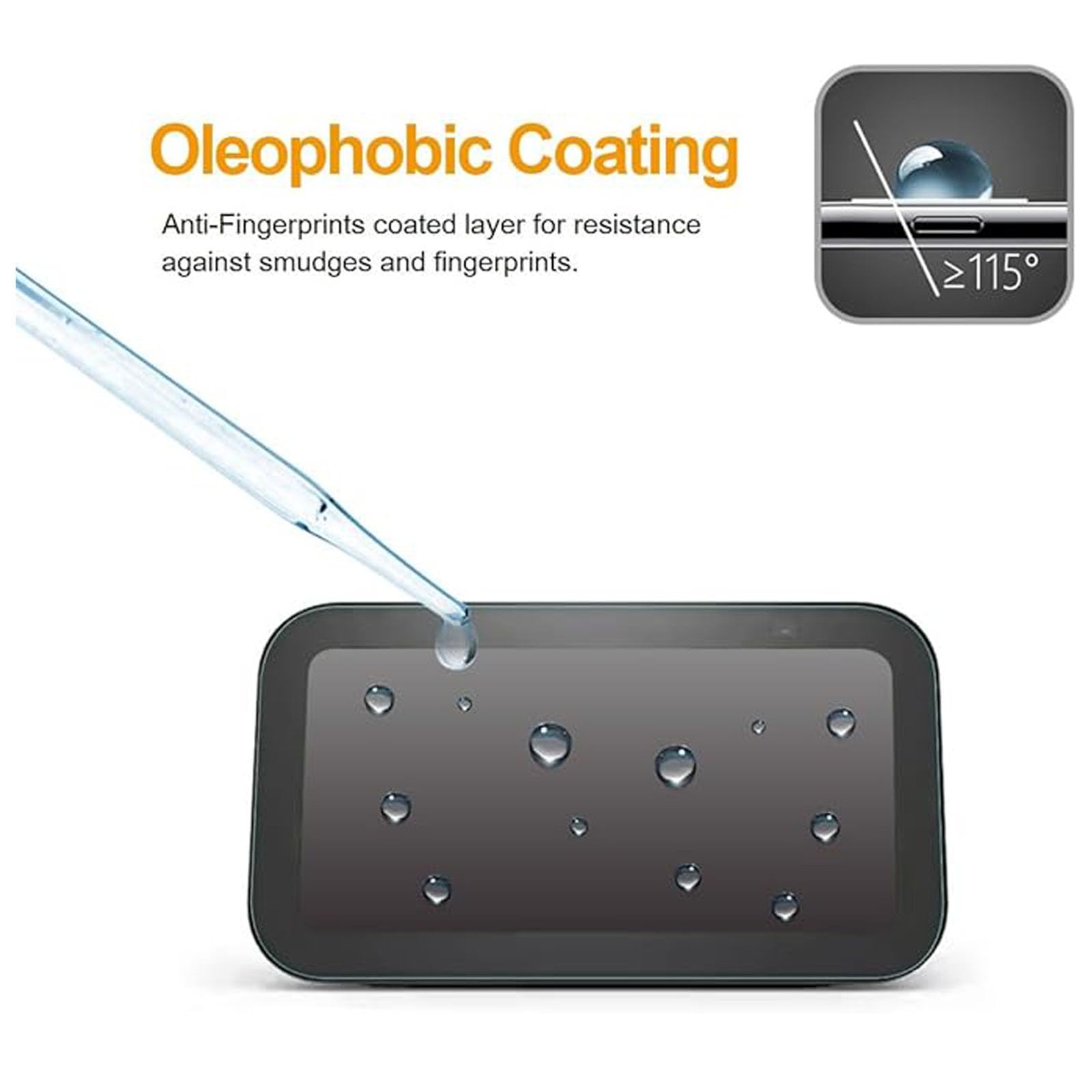 Amazon | For 【New】 Echo Show 5（第3世代）ガラスフィルム エコー