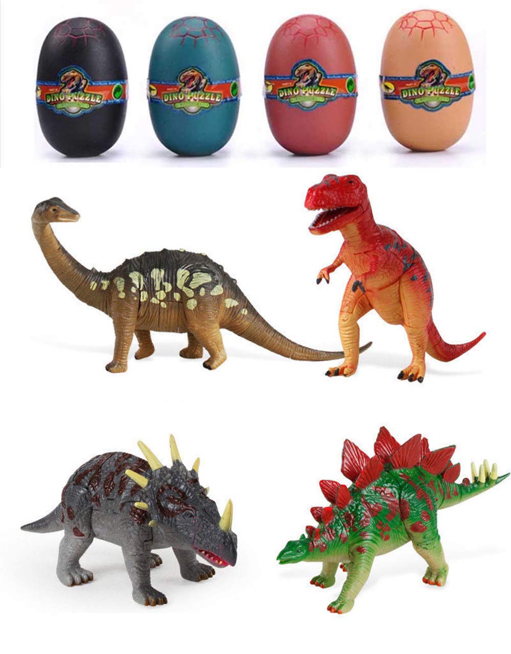 Amazon | 【3DpuZZle】立体パズル 恐竜のタマゴ 4個セット (C11) 全48