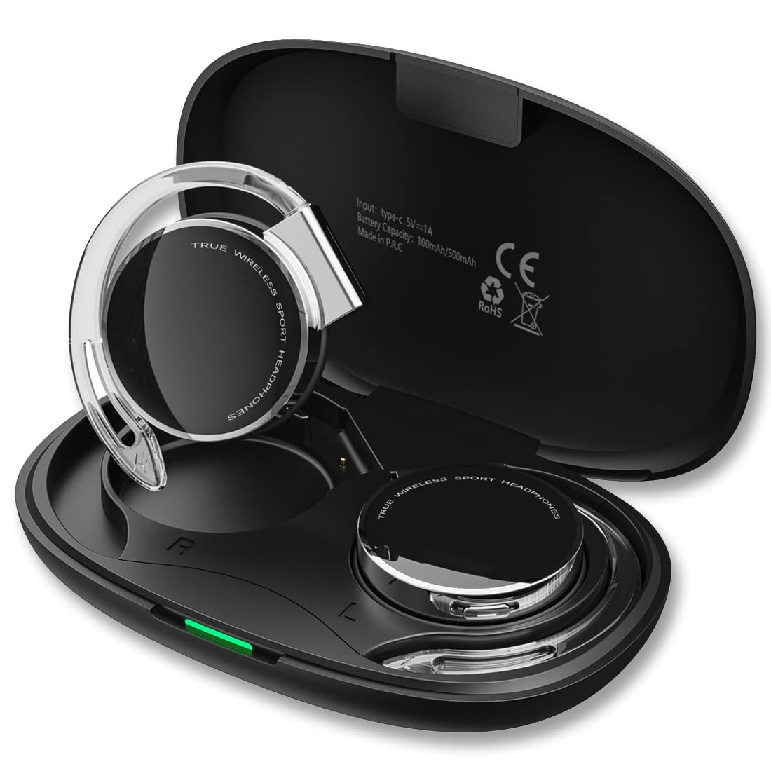 Amazon.co.jp: 耳掛け式イヤホン Bluetooth 5.3、 オンイヤー 開放型