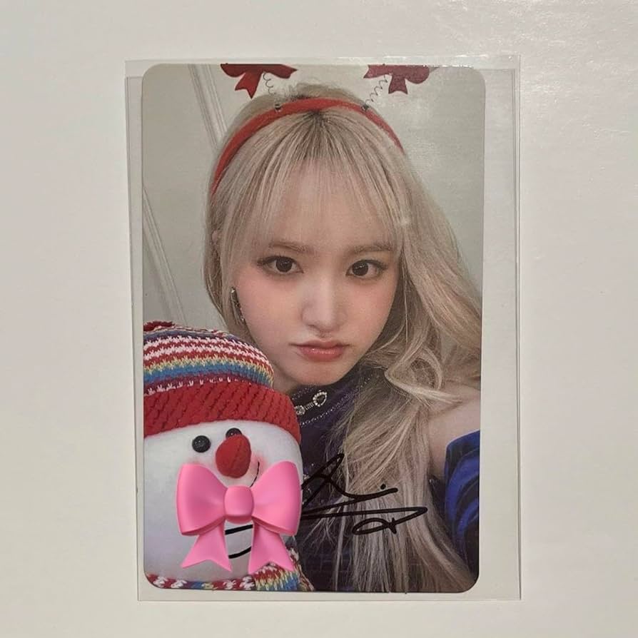 Amazon.co.jp: IVE リズ I'VE MINE ヨントン 直筆サイン入りトレカ