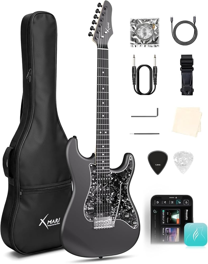 Amazon.com: Enya XMARI Smart Electric Guitar with Built-in DSP