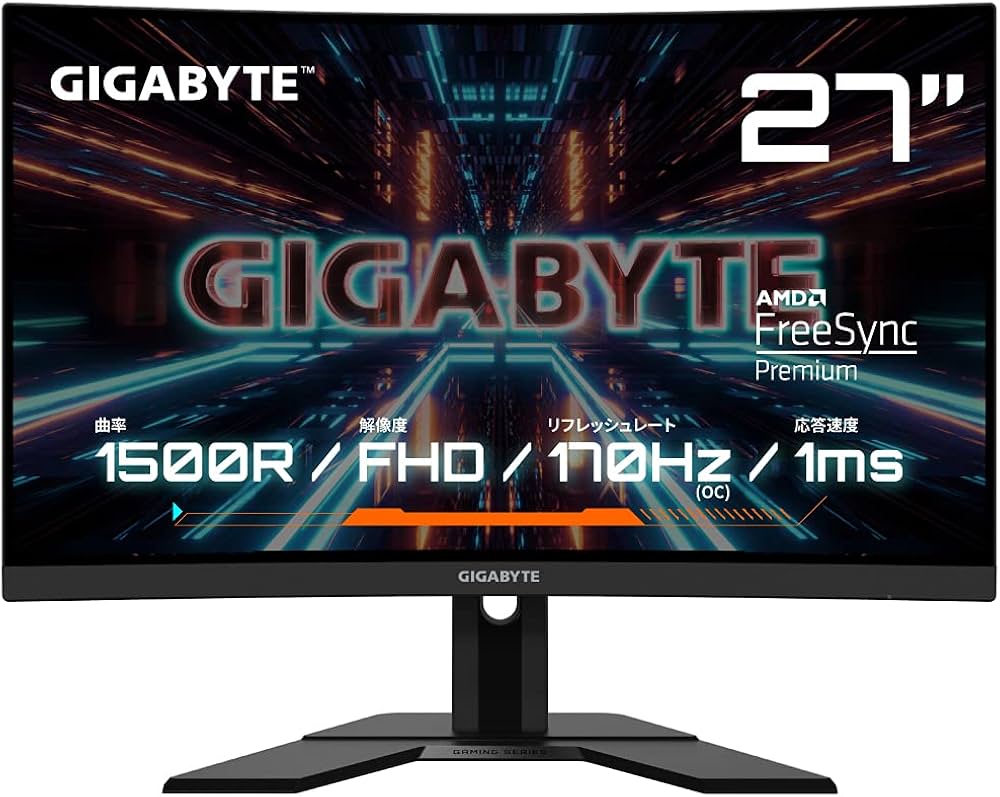 Amazon.co.jp: ゲーミングモニター GIGABYTE G27FC A Gaming Monitor