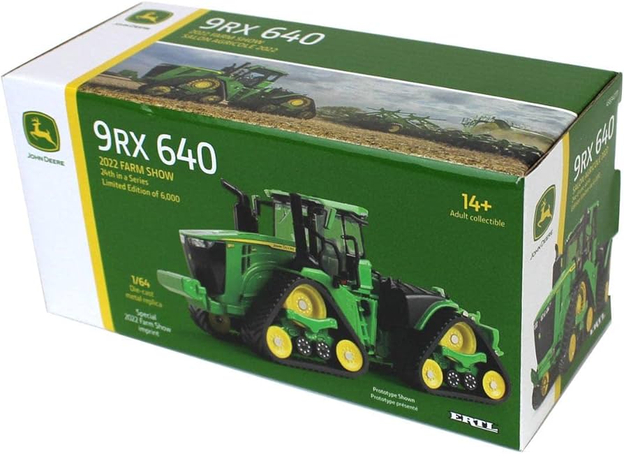 Amazon.com: Prestige Collection 1/64 John Deere 9RX 640, 2022 Farm