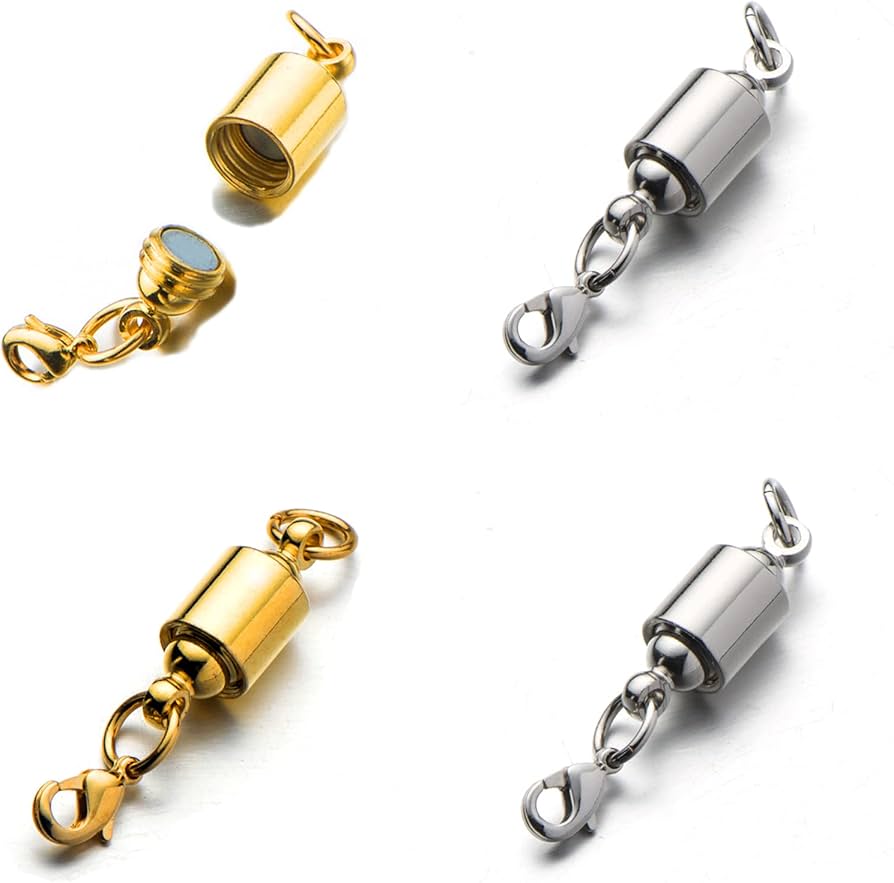Amazon.com: Zpsolution Screw-in Locking Magnetic Jewelry Clasps