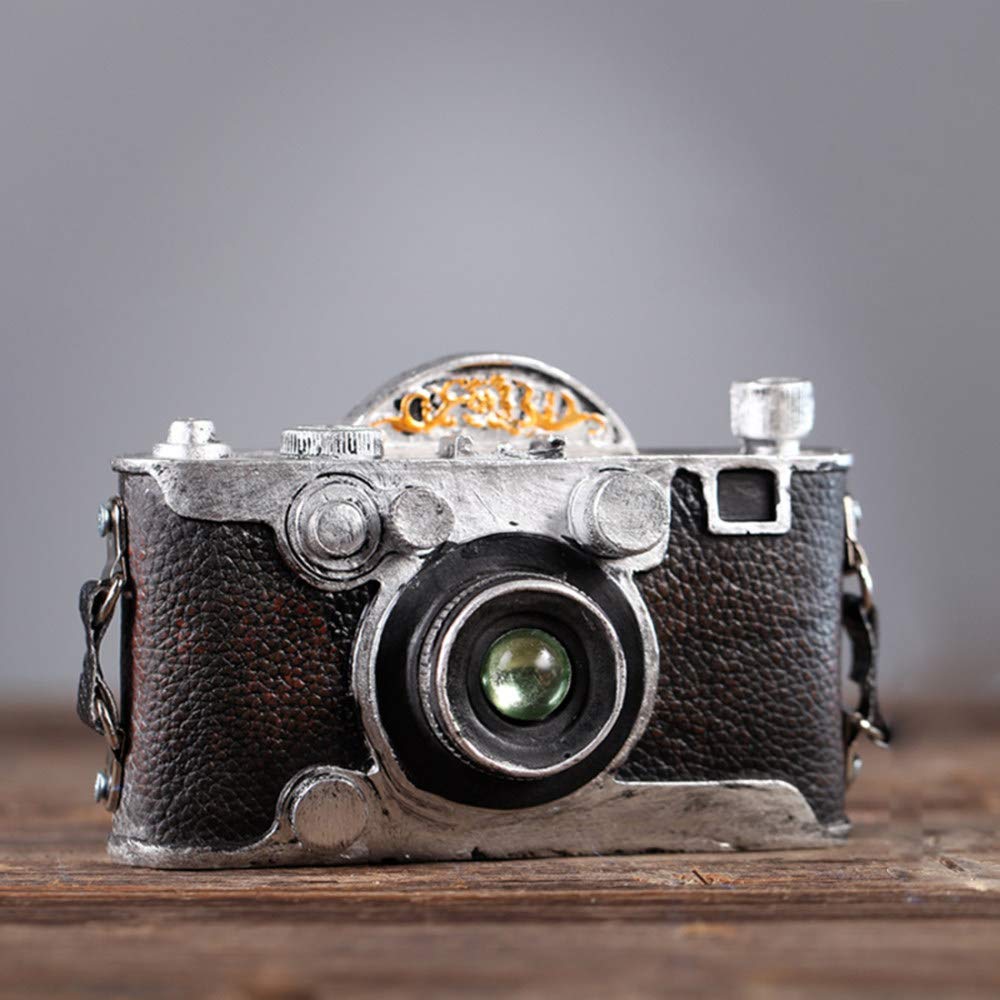 Amazon.co.jp: Zxyan 置物 装飾 ヨーロッパのレトロなミニカメラモデル