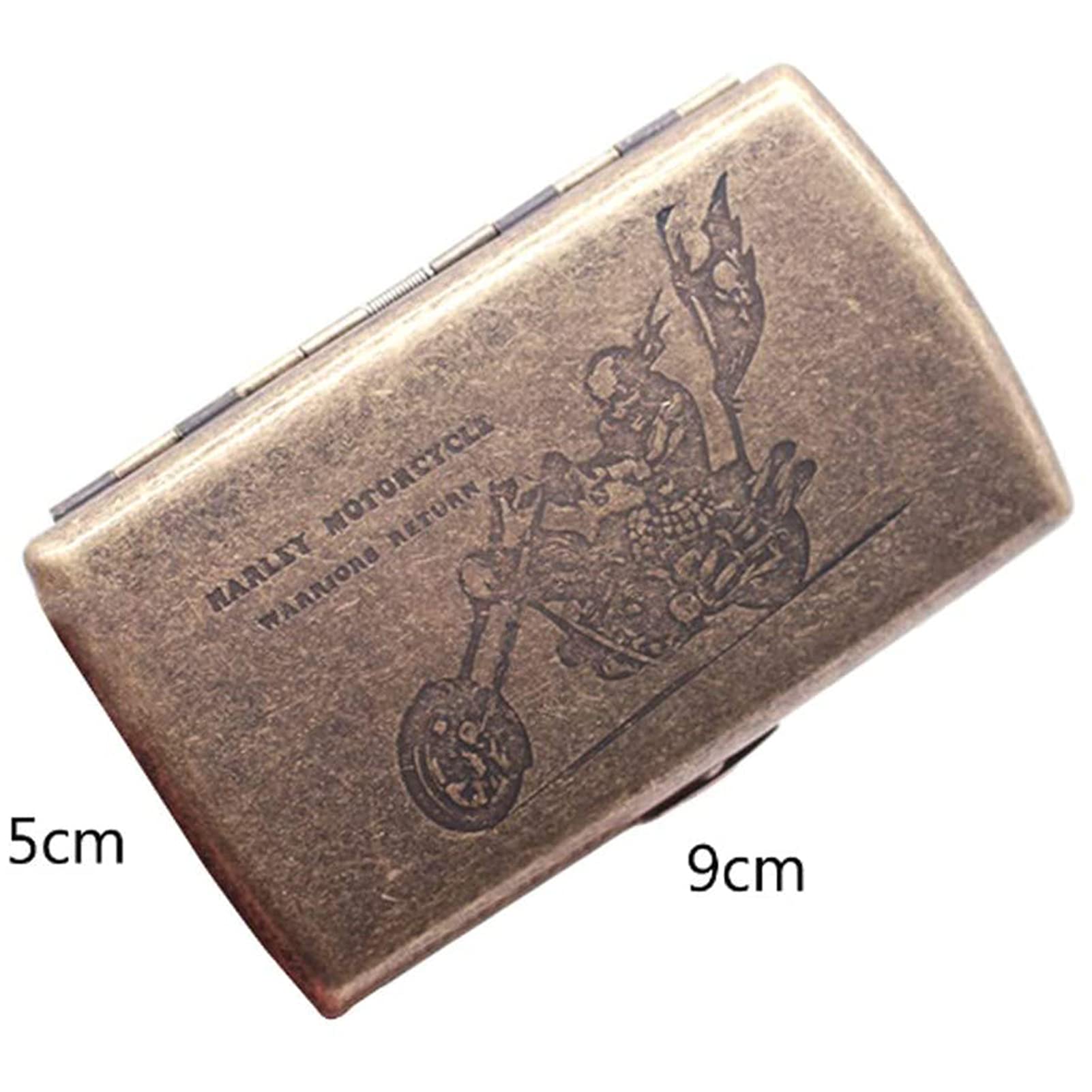 美品 1930年代（昭和初期◇幾何学模様 シルバー製（銀製）二つ折りタバコ