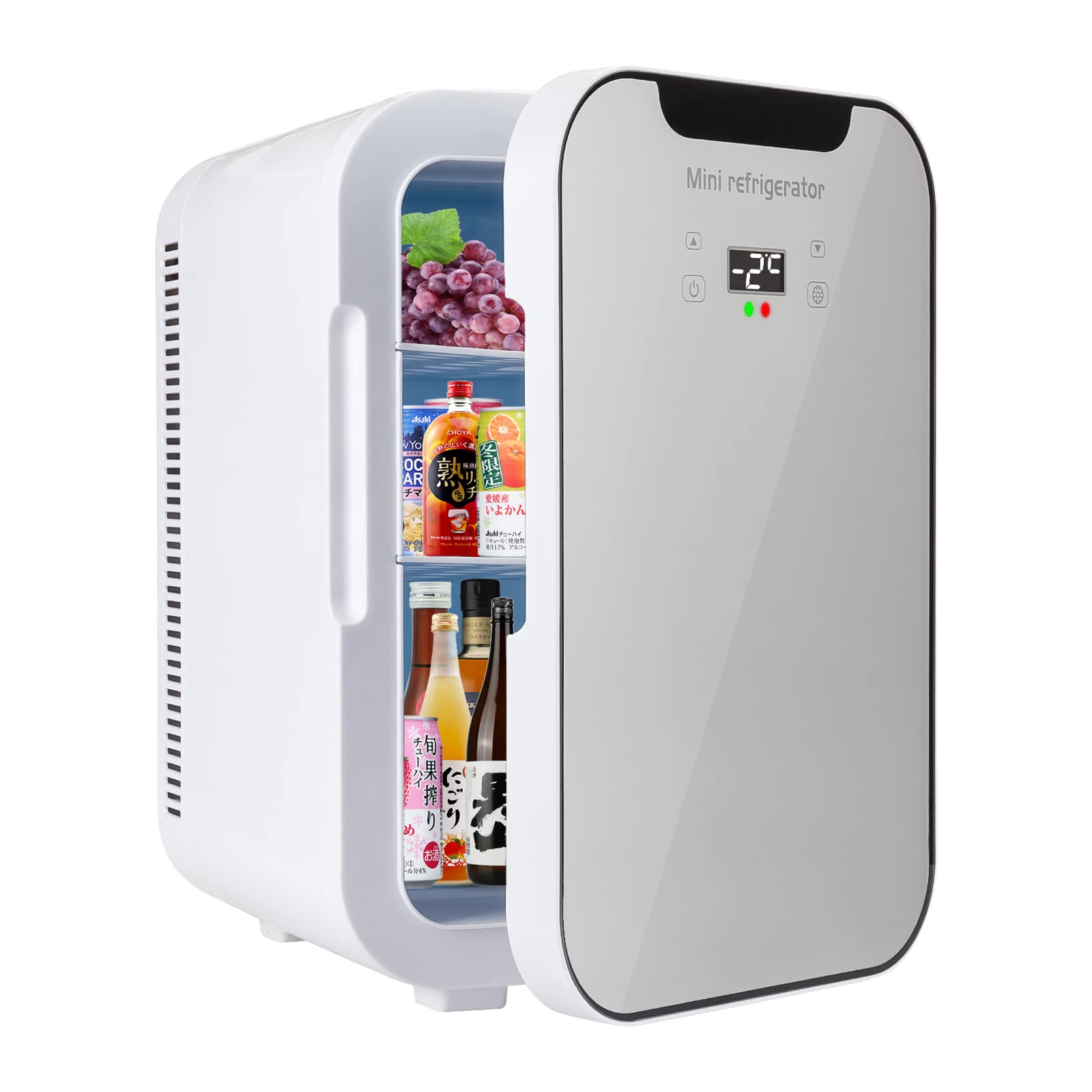 Amazon | 冷蔵庫 小型 18Lミニ冷蔵庫 保温・保冷両用 LCD温度表示 温度