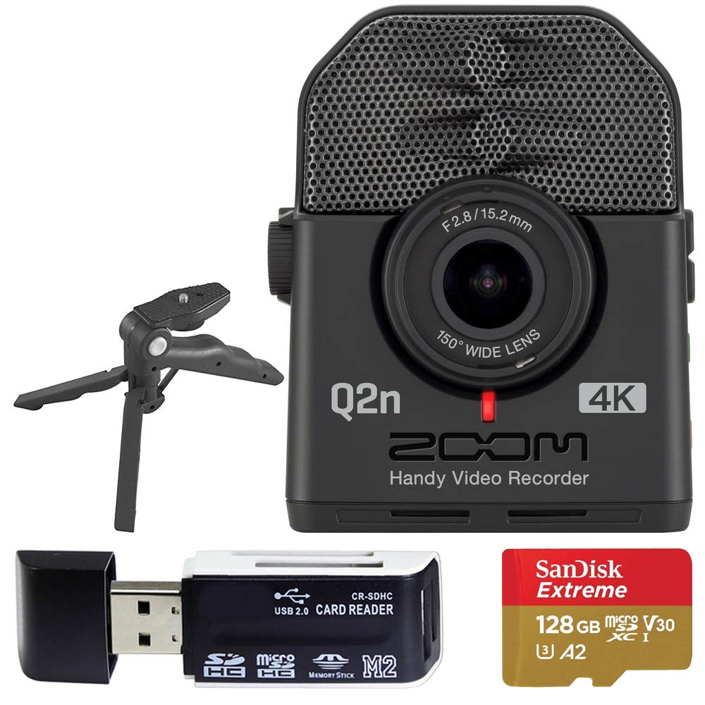 Amazon | Zoom Q2n-4K 超ハンディビデオレコーダー + 128GBメモリー