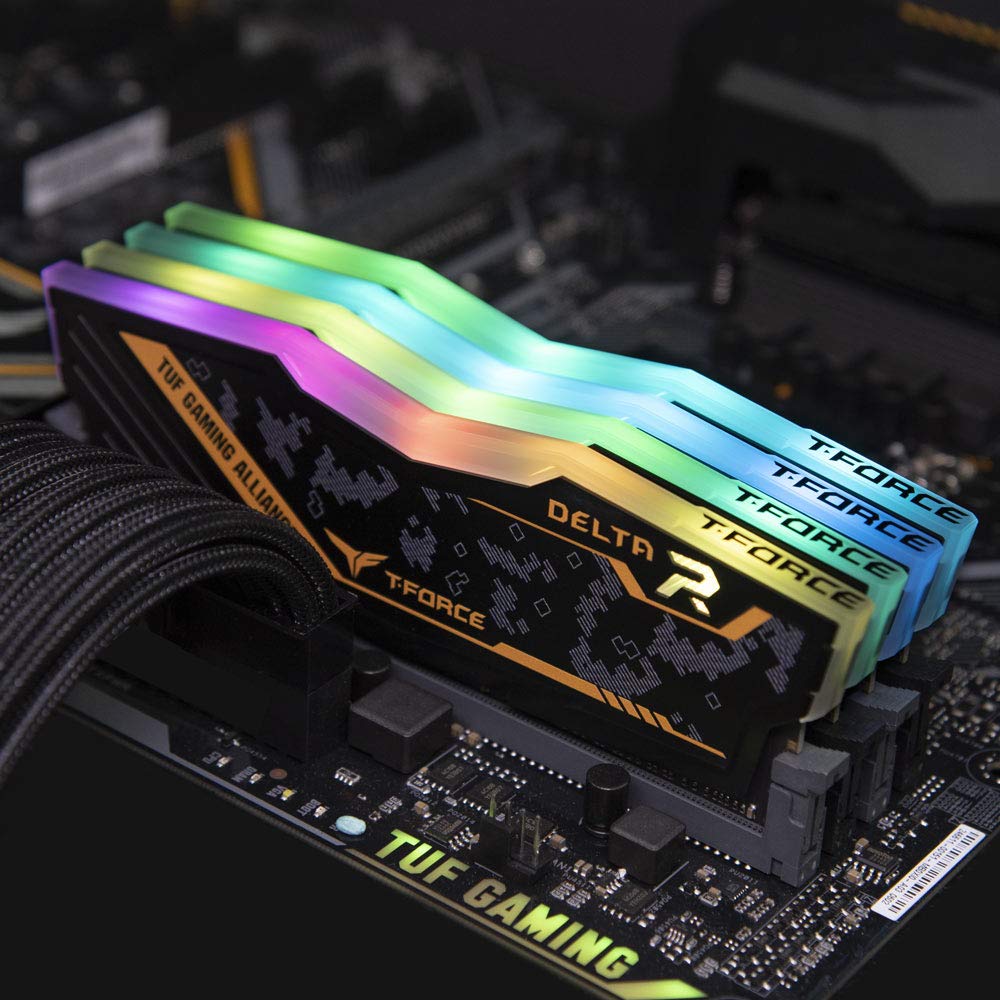 Amazon.co.jp: TEAMGROUP T-Force Delta TUF Gaming Alliance RGB DDR4