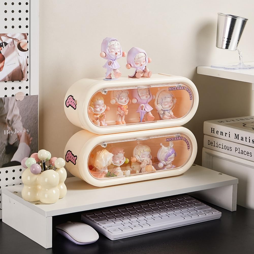 Amazon.com: CESTATIVO 2 Pack Clear Display Case for Figures, Wall