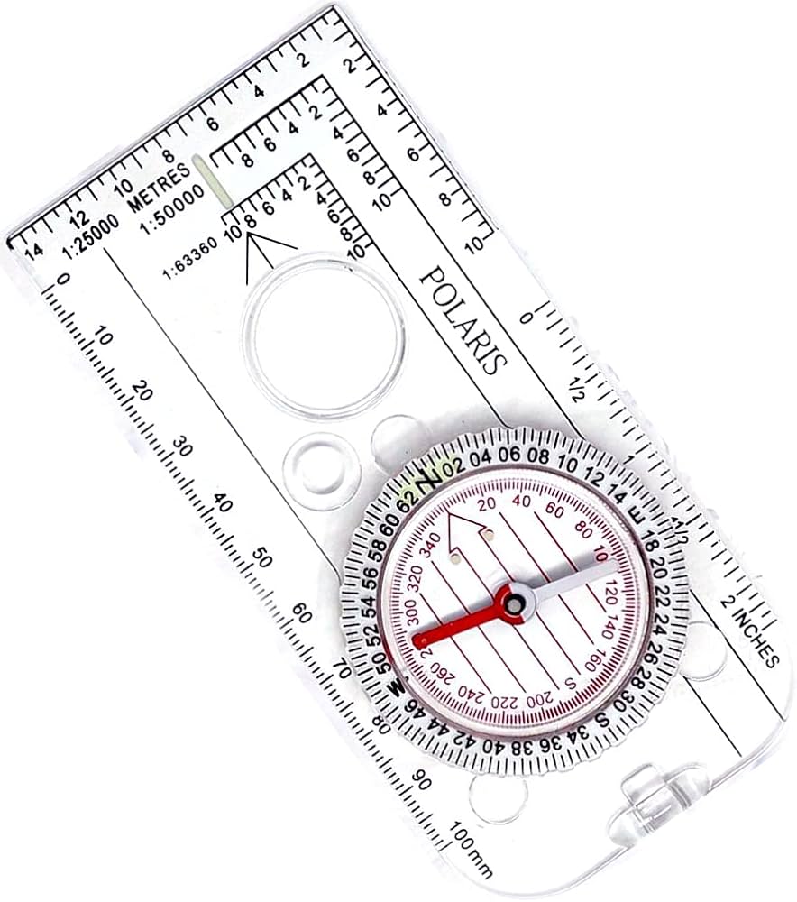 Amazon.co.jp: マップコンパス 完全防水 ミル目盛付 方位磁石