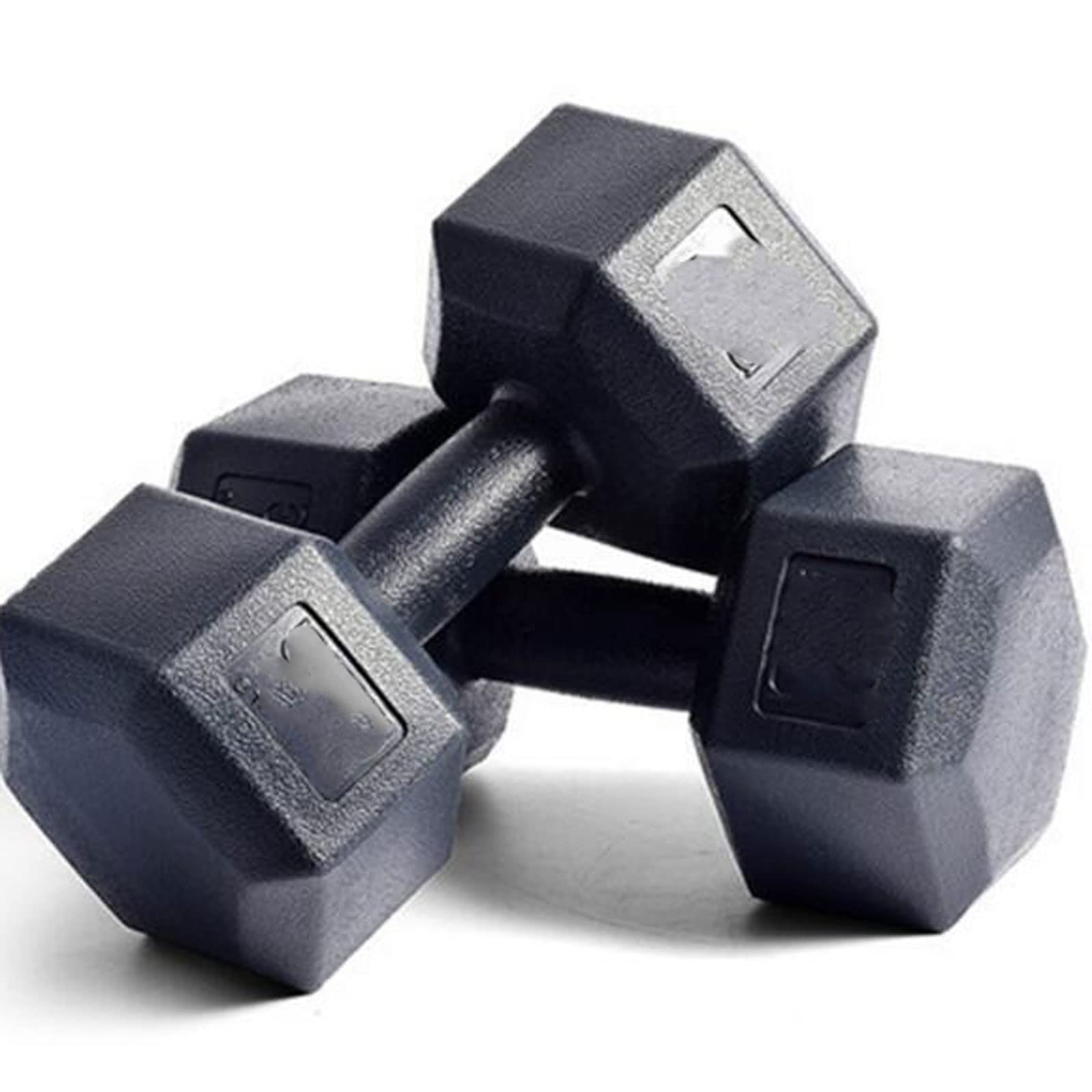 Amazon | ダンベル プラスチック コーティングされた六角ダンベル