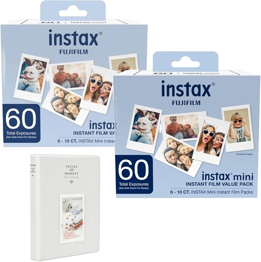 Amazon.com : FUJIFILM Mini Instant Camera Film: 120 Shoots Total