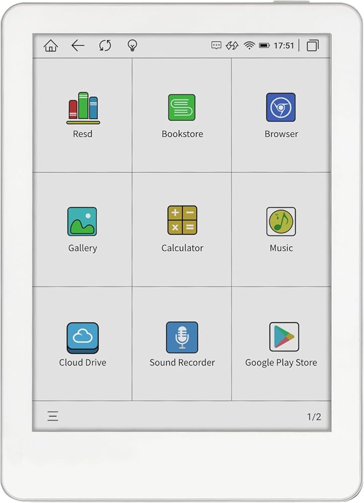 Amazon.co.jp: 2024 MEEBOOK (likebook) M6C, 6”E-inkカラースクリーン