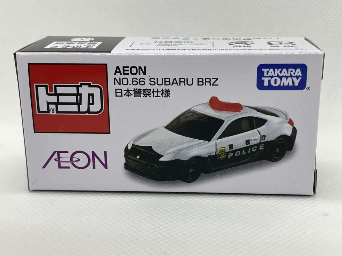 Amazon.co.jp: トミカ AEON NO.66 BRZ 日本警察仕様 パトカー