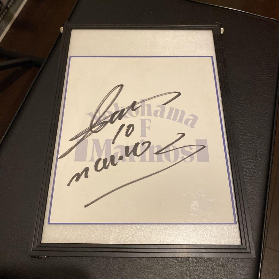 中村俊輔 直筆サイン アディダス袋とサイン時使用のマーカー