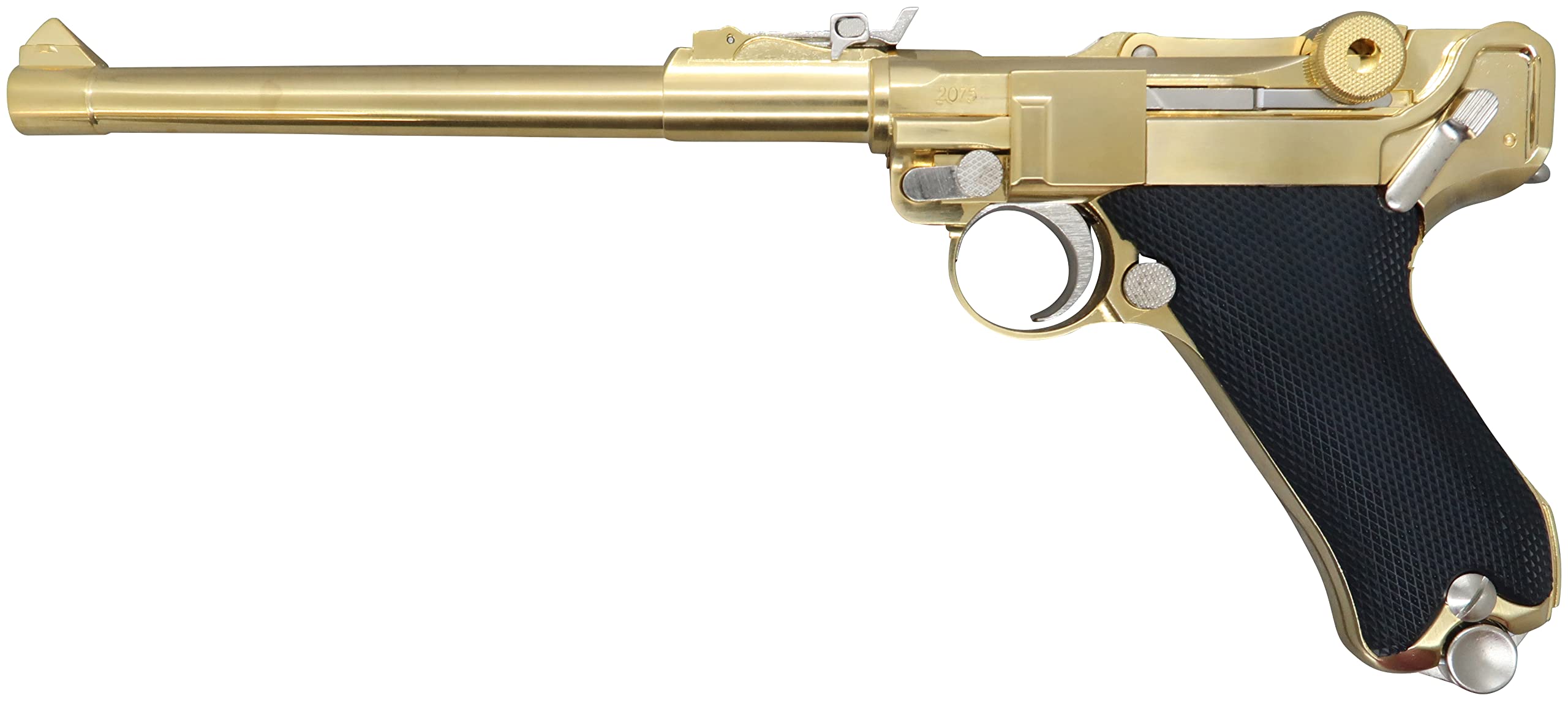 Amazon | マルシン ルガー P-08 8インチ LANGE LAUF ブラックABS