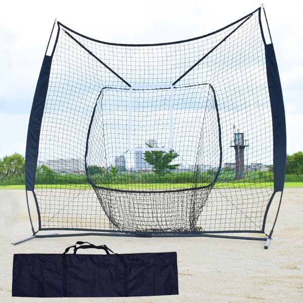 Amazon | 野球 練習 ネット 硬式 軟式M号・J号 ソフトボール対応 2.1m