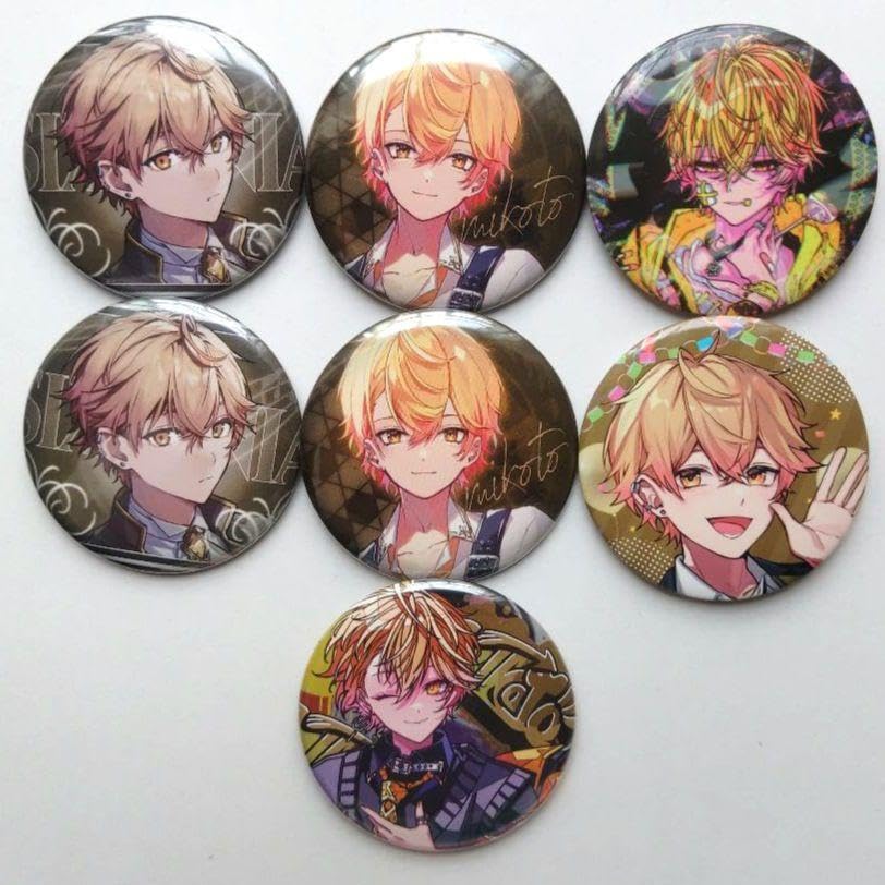 Amazon.co.jp: シクフォニ みこと 缶バッジ 7点セット まとめ売り