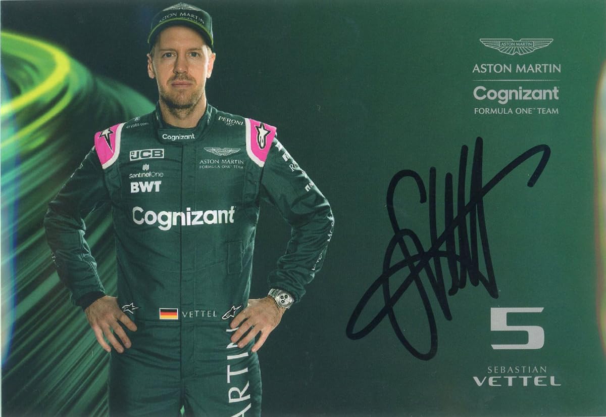 Amazon.co.jp: セバスチャン・ベッテル 直筆 サイン 入り 公式カード