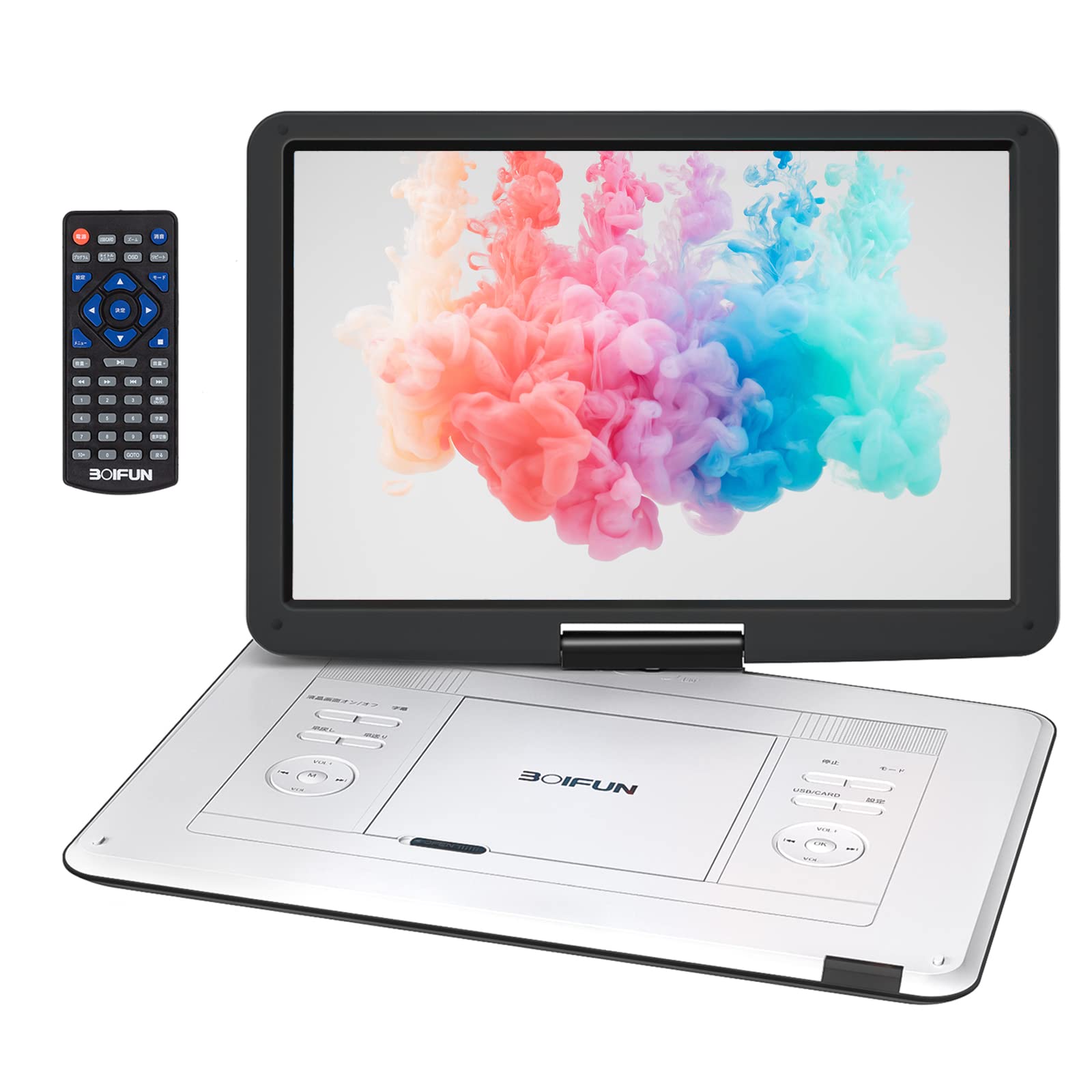 Amazon.co.jp: 【新登場】ポータブルDVDプレーヤー BOIFUN 15.6インチ