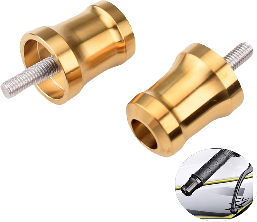 Amazon | HRuizq バイクアクセサリー ハンドルバーエンド 超重量