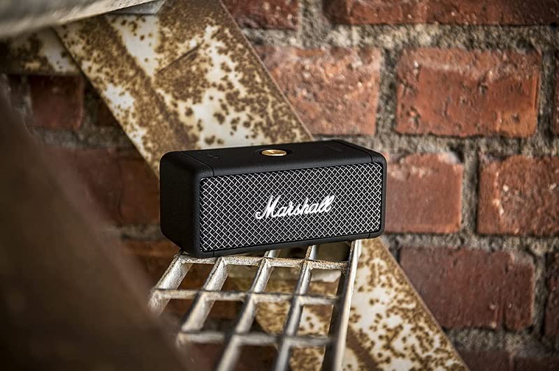 Amazon.com: Marshall Emberton Bluetooth Portable Speaker - Black