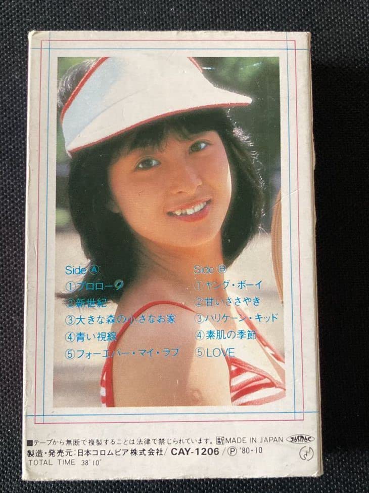 河合奈保子 直筆サイン色紙 1980年大きな森の小さなお家でデビュー