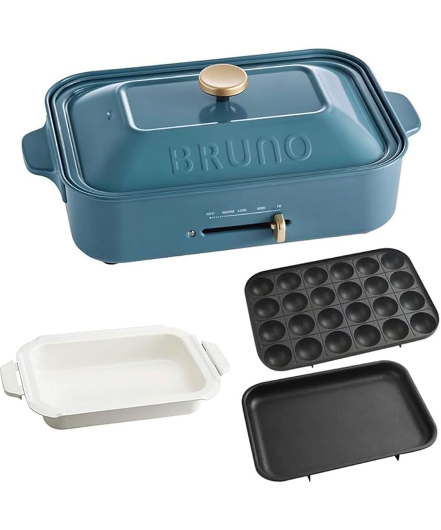 Amazon | BRUNO コンパクトホットプレート セラミックコート鍋セット