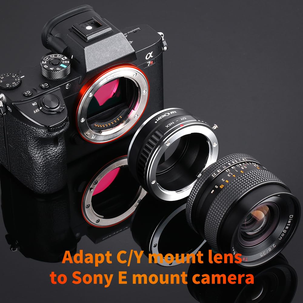 Amazon.com : K&F Concept Lens Mount Adapter, Contax/Yashica (C/Y
