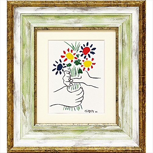 Amazon.co.jp: 絵画 ピカソ「ブーケ」絵画 インテリア 壁掛け アート