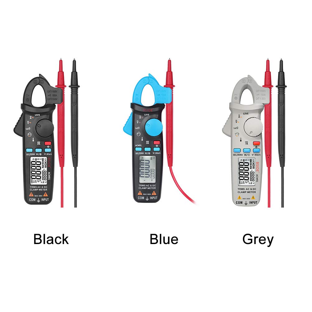 Amazon.co.jp: ACM91デジタルクランプメーター、AC-DC電流クランプ