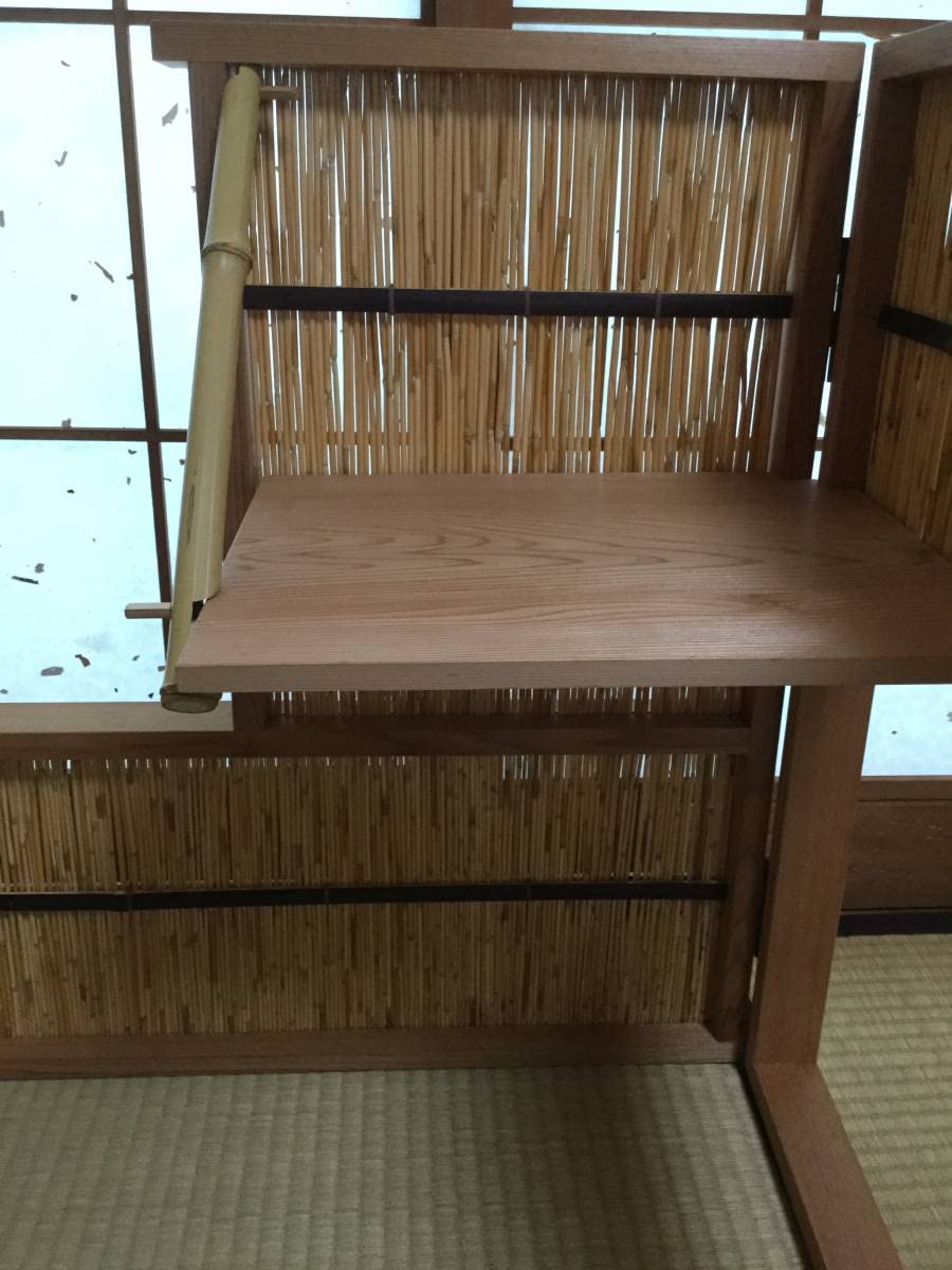 Amazon.co.jp: 茶道具台目棚利休好写よし棚(霞棚) 303 : ホーム＆キッチン