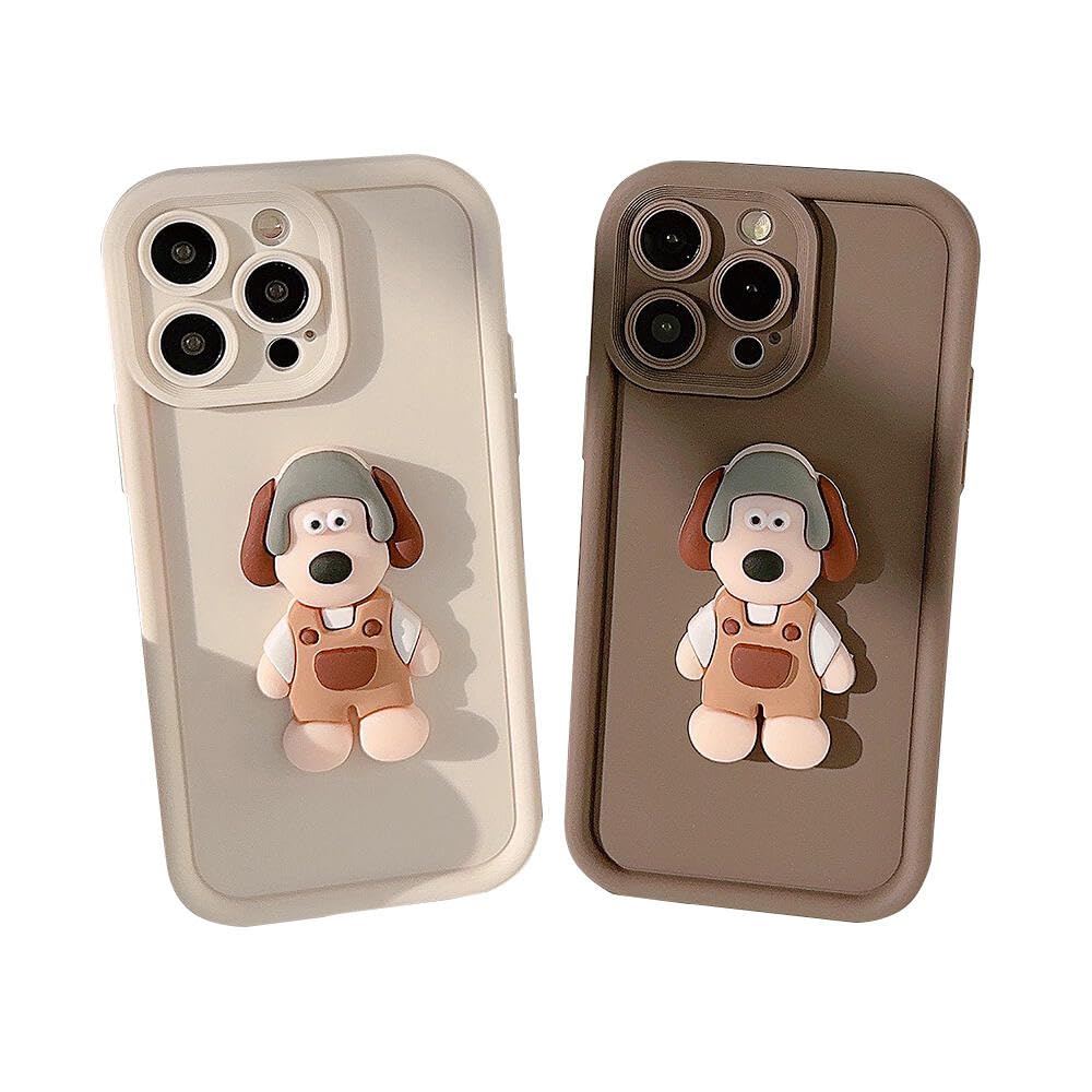 Amazon.co.jp: LUCKCOF ケース For iPhone 14 ドッグ 犬 子犬 漫画